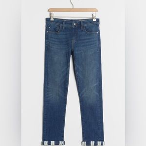 Pilcro High-Rise Shibori Slim Boyfriend Jeans